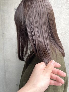 エリマ 調布(elima) ピンクベージュ◎透明感 イルミナカラー 髪質改善