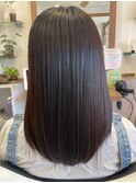 つやつやミディアムストレート