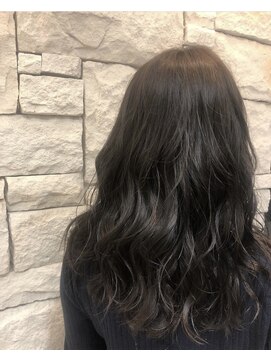 シェル 吉祥寺(shell) ナチュラルブルーグラデーションカラロング