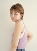 ボブ/カーキグレージュ/マッシュショート/大人かわいい[新宿駅]