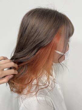 ヘアーデザインサロン スワッグ(Hair design salon SWAG) インナーオレンジ