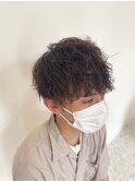 メンズカット メンズマッシュ メンズパーマ 波巻き 無造作