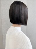 黒髪ボブルフ×髪質改善[銀座]