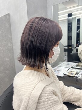 ワン バイ ジエクト(One by The Ect) 10代20代大人可愛い暗髪透明感グレージュ赤味消しカラー◎