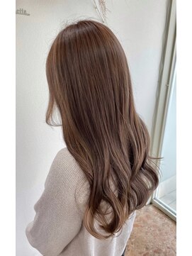 シルエット 美容室 グレージュカラー　八戸20代30代40代50代