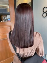 ヘア プロデュース キュオン(hair produce CUEON.) 艶カラー×ピンクブラウン