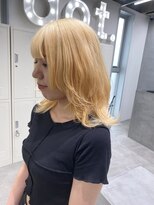 ヘアサロン ドット トウキョウ カラー 町田店(hair salon dot. tokyo color) マチルダボブ/ピンクベージュ/インナーグレージュ/ウルフ/前髪