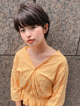 アフロディーテ 銀座(APHRODITE GINZA) 黒髪/グレーベージュ/レイヤーロング/前髪パーマ/銀座