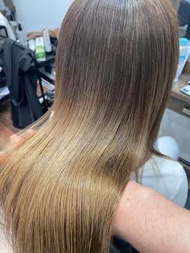 スリアン(sourian) ブリーチ縮毛矯正×髪質改善