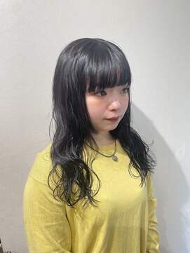 ゼスト 中野店(ZEST) 【ZEST中野　SAYAKA】黒髪パーマスタイル