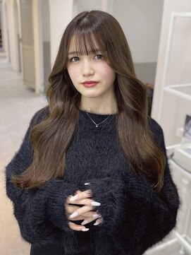 ジーナ 渋谷神南(Zina) 髪質改善*くびレイヤーロング*美髪【Zina渋谷神南】