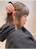大人かわいい☆ハイライトが映える透明感カラー♪白髪ぼかし