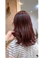シルク(silk) ブリーチなしでピンク！