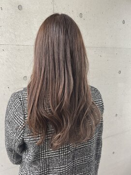 アチーブリス(achieve Liss) ナチュラルブラウンカラー 毛先カーリーロング