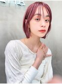 Aimee 町田 ボブ×チェリーピンク