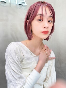 エイミー(Aimee) Aimee 町田 ボブ×チェリーピンク
