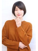 ひし形ショートボブ