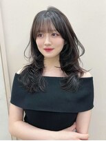 ジーナ 難波(Zina)&nbsp;髪質改善＊似合わせカットグレージュミディ＊美髪【Zina難波】