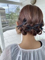 カシェ シモムラ(Cashe'e SHIMOMURA)&nbsp;シニヨンアレンジ