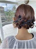 シニヨンアレンジ
