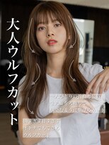 20代30代40代小顔カット大人かわいいくびれレイヤー前髪韓国65
