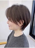 前髪カタログ/イメチェンスタイル／ウェーブパーマ/こなれミディ
