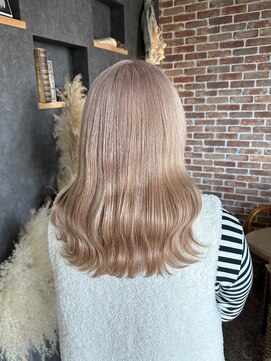 空 ミルクティーベージュ/ピンクミルクティー