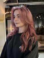 ノラ ヘアーサロン(NORA HAIR SALON)&nbsp;ホワイトピンクペールカラーハイトーンカラーピンクカラー