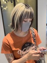 ケリーアン 太田(kelly.un)&nbsp;アンブレラカラー / デザインカラー / ブロンド / 群馬太田