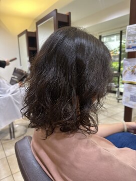 リンク(Link) 無造作ミディアムパーマ