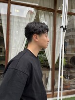 サンクチュアリ ウィズエデン 京橋店(Sanctuary with eden)&nbsp;メンズセンター分けスタイル