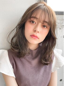 アグノス 青山(Agnos) くびれヘアこなれヘアデザインカラーフェイスフレーミング