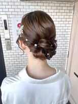 フェリーチェ(Felice)&nbsp;シニヨン まとめ髪 ブライダルヘア 参列ヘア お呼ばれヘア