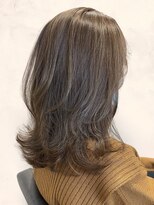 シャルマン 銀座(Charumante)&nbsp;冬の◎ブリーチなしオリーブグレージュ／透明感カラー４０代必見