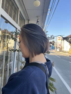 ワンレンボブ/フェイスフレーミング