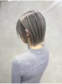 バレイヤージュ、ハイライト、レイヤーカット、ダブルカラー