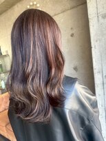 ヘアーアンドメイク ファット(Hair&Make PHAT)&nbsp;大人可愛いミルクブラウン透明感カラーゆるふわセミロング