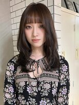 ジーナ 梅田(Zina)&nbsp;マロンブラウン×ミディアムハイレイヤー【zina梅田】