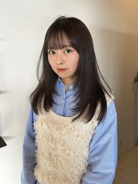 ライリー(riley) riley暗髪ナチュラルレイヤーセミロング
