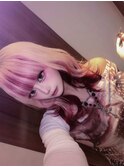 ブロンド×レッドブラック×デザインカラー