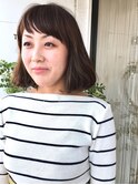 38.ハイライト×ボブ×ショートバング