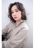 ウェーブボブ　HAIR:本田