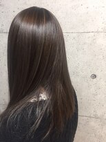ヘアーリゾート ラ シック(hair resort La chiq)&nbsp;ハイライトwithカーキアッシュ
