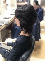 ヘアークリアー 春日部 大人可愛いひし形シルエットのミディアムレイヤー/30代40代50代