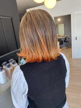 チェレ ロッソ 金剛店(Chere rosso) グラデーションカラーカラー×オレンジグラデーション