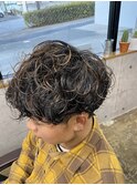 メンズハイライトパーマ