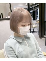 ソワンドゥブレス 瓜破店(soin de brace)&nbsp;【辻快樹】ケアブリーチ/ミルクティーベージュ