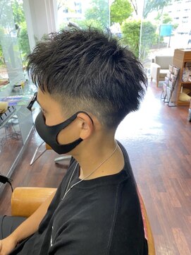 ヘアースパ ノッシュ 博多千代店(Hair Spa Nosh) アップバング ショート