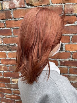 ビハツヤ(BIHATSU-YA) ピンクオレンジカラー(オレンジ多め)