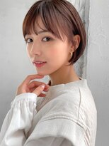 ジョエミバイアンアミ(joemi by Un ami)&nbsp;【joemi】大人ガーリーチョコレートナチュラルショート(小倉太郎